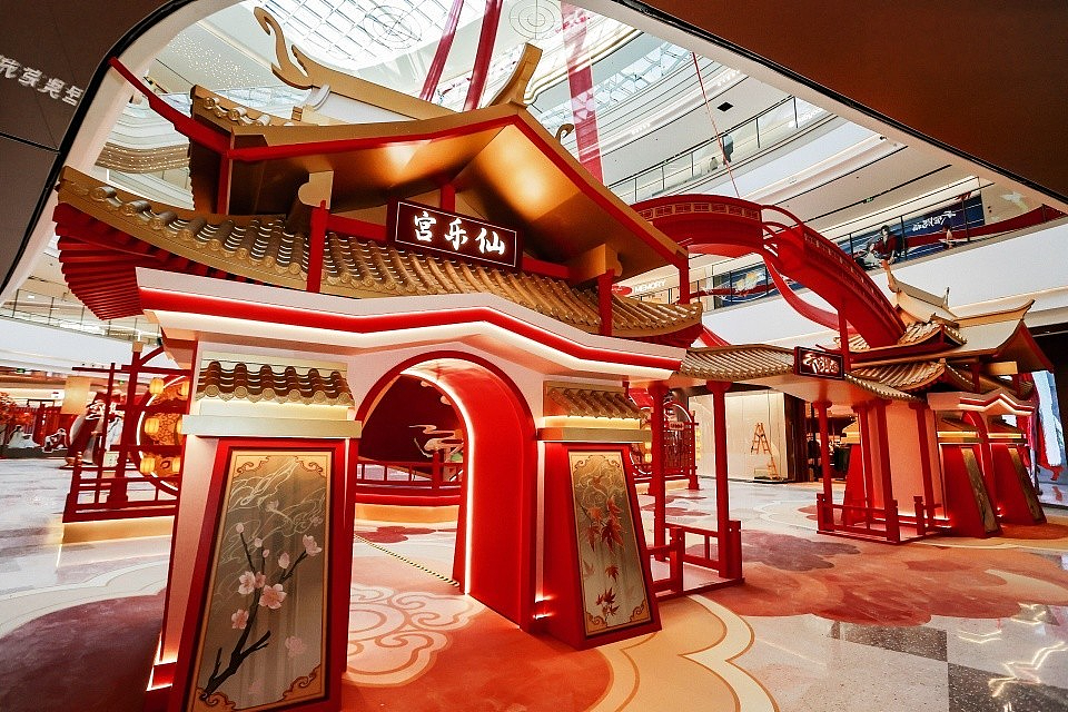 商场美陈|古风新潮流《天官赐福》IP活动美陈-肆墨设计