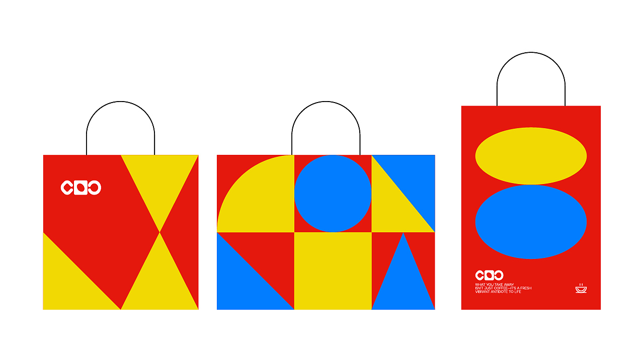 COO COFFEE 品牌视觉提案：用几何与色彩重构咖啡美学（图ZMzk5OTM0MzMy） - 品牌 - 站酷设计师水夭原创素材 - 站酷ZCOOL