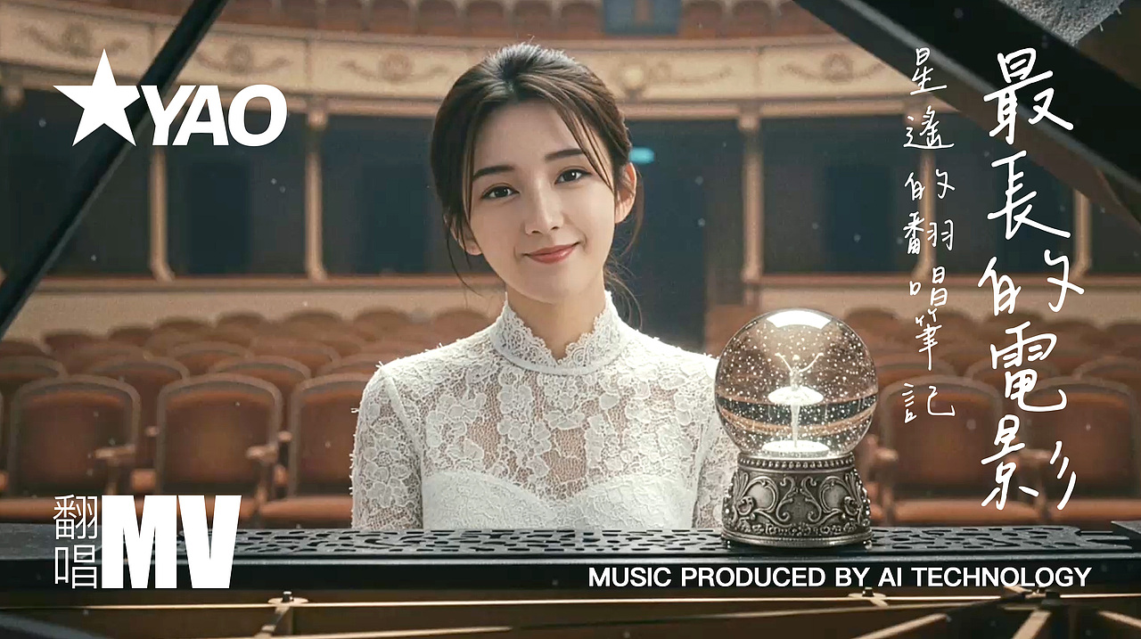 张星遥《最长的电影》AI技术制作翻唱音乐视频（图ZMzk5OTM1NTU2） - MV - 站酷设计师导演miss原创素材 - 站酷ZCOOL