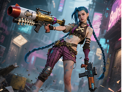 AI 文生图系列-英雄联盟   双城之战