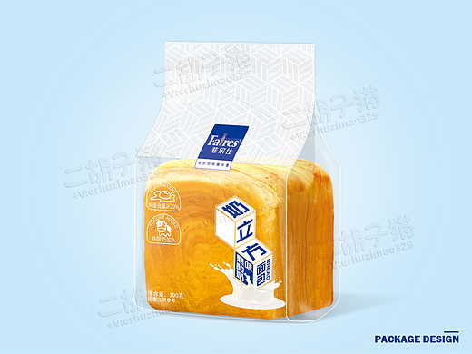 【包装设计】-产品落地-奶立方面包