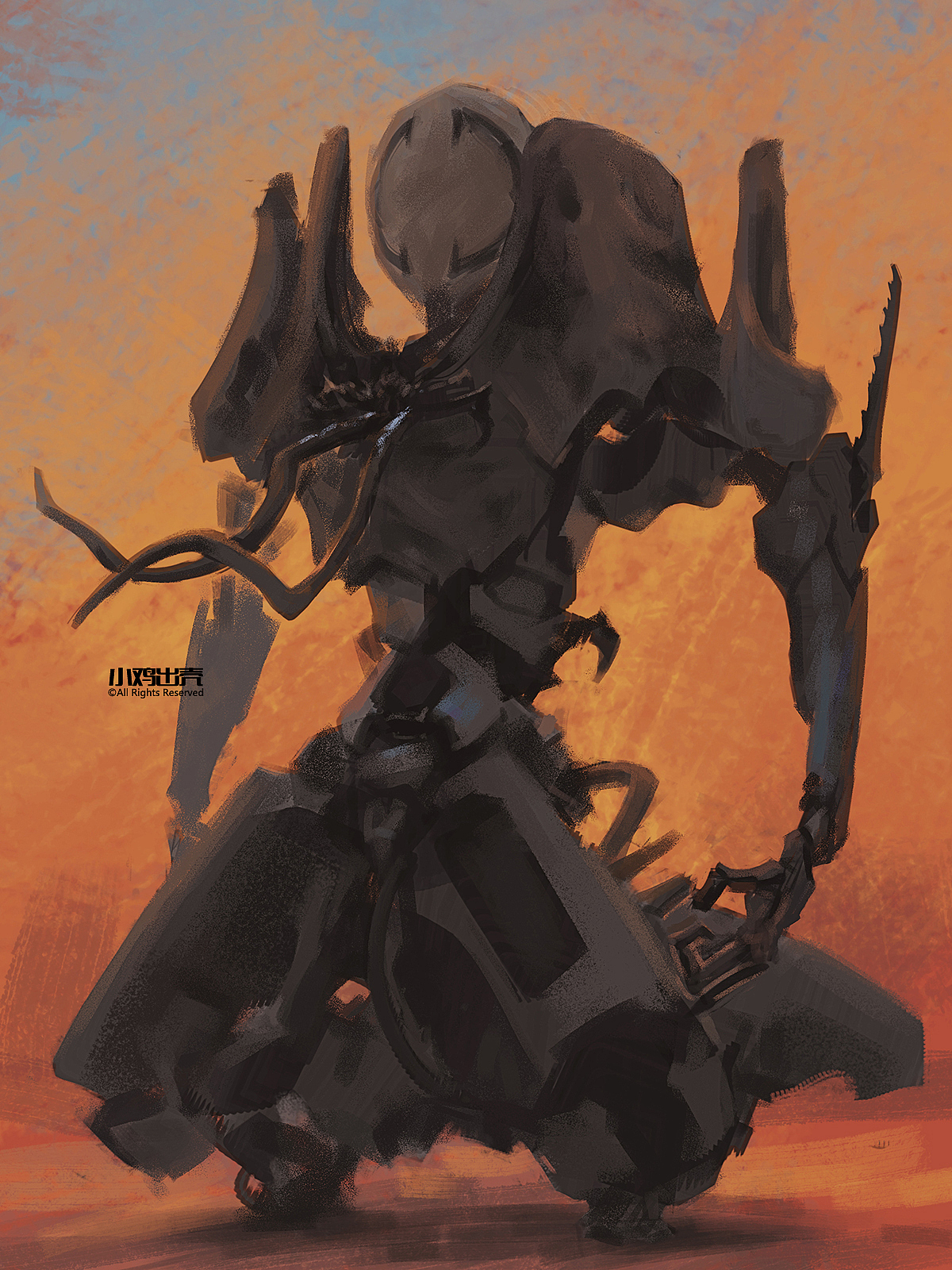 生物机甲II（图ZMzk5OTQyNjk2） - 概念设定 - 站酷设计师小鸡出殻原创素材 - 站酷ZCOOL