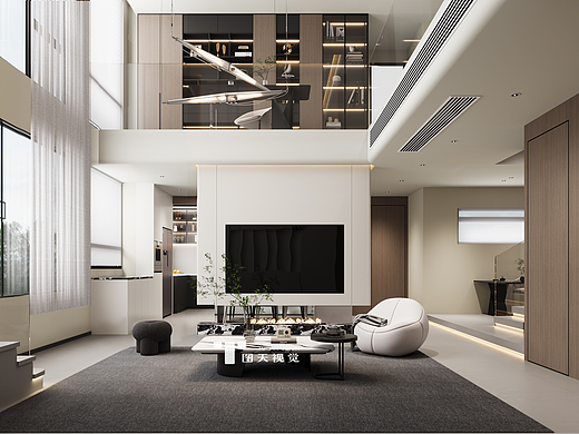 现代极简大别墅