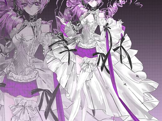 oc全身立绘（个人主页-ZNzI4ODgyNjA=） - 绘画 - 站酷设计师钢铁般的咪猫原创素材 - 站酷ZCOOL