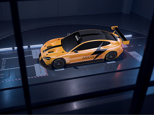 汽车渲染+comfy UI 背景生成