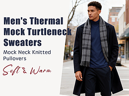 亚马逊A+男装半高领长袖上衣(电脑端+手机端)