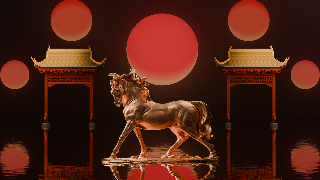 临摹 墨子motse 黑红国风作品的vj