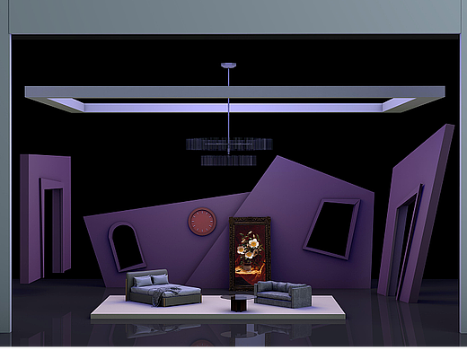 茶花女 La Traviata 舞台设计概念图