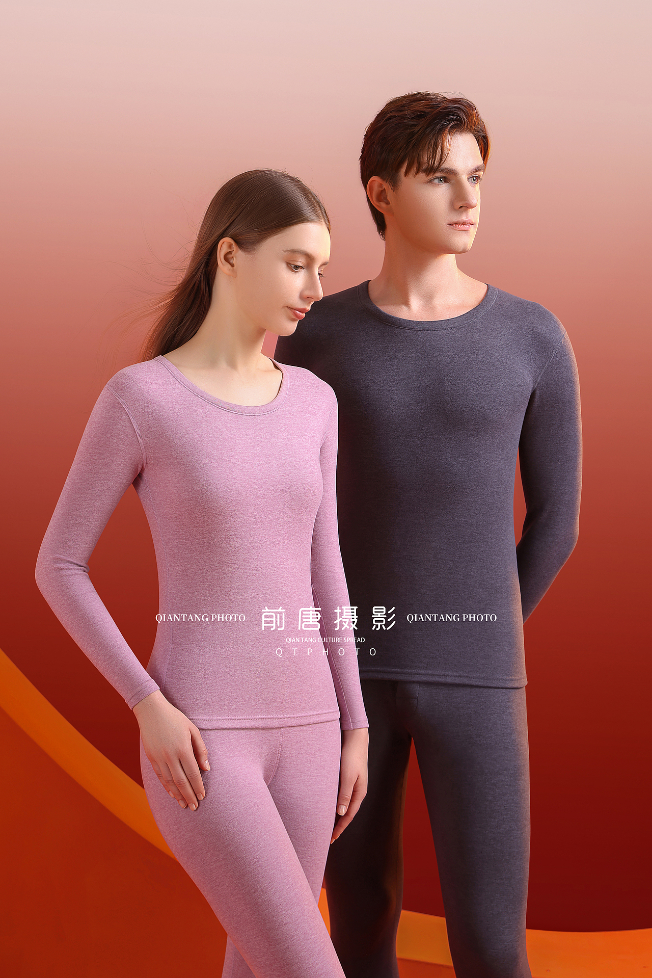 保暖衣 秋衣秋裤 内衣摄影