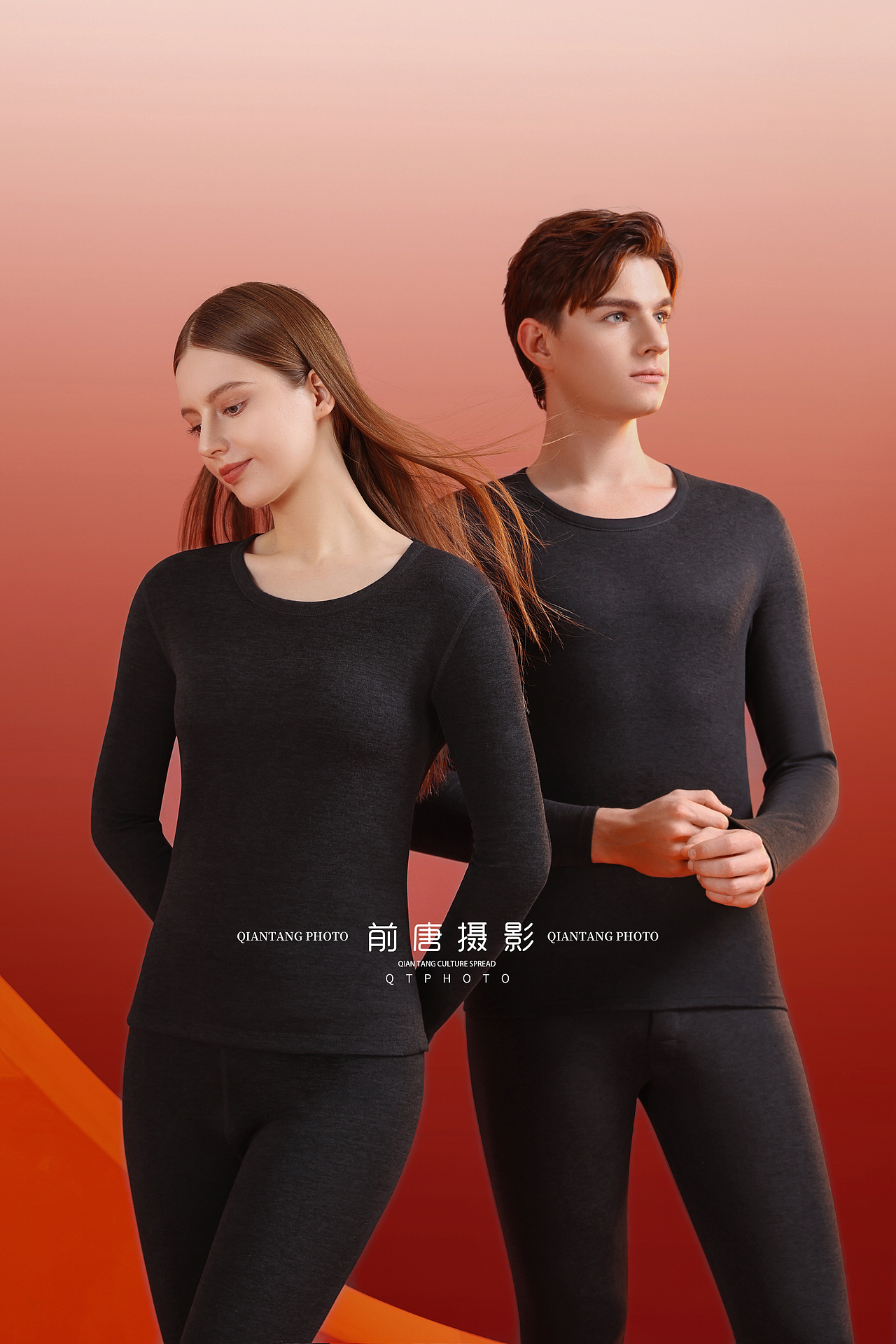 保暖衣 秋衣秋裤 内衣摄影