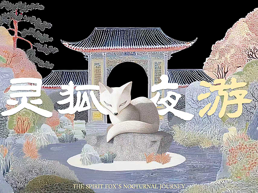 屡次获奖的AI动画！ 中式奇幻AIGC短片《灵狐夜游》