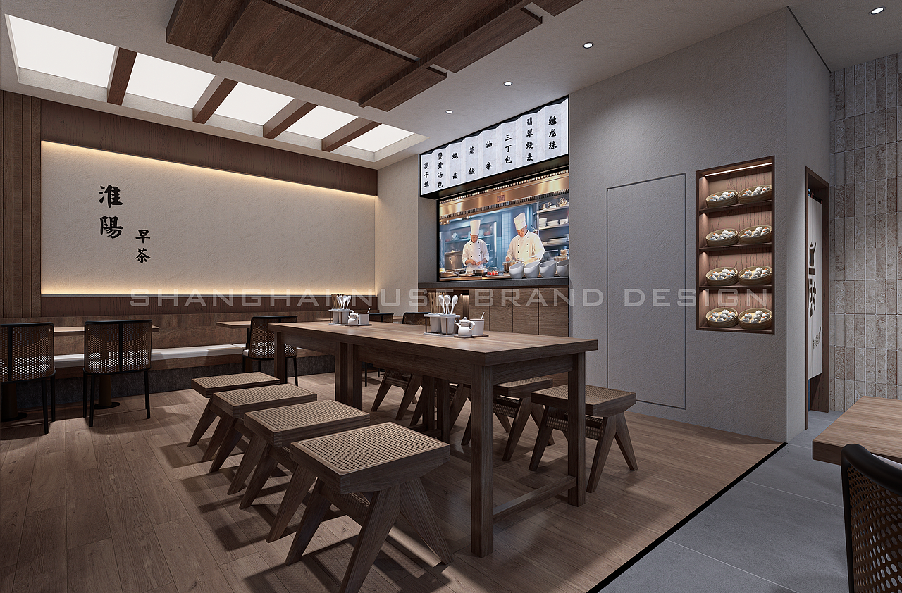 院景入席・茶点归心:淮扬早茶美学餐厅的诗意栖居
