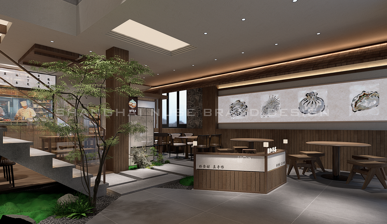 院景入席・茶点归心:淮扬早茶美学餐厅的诗意栖居