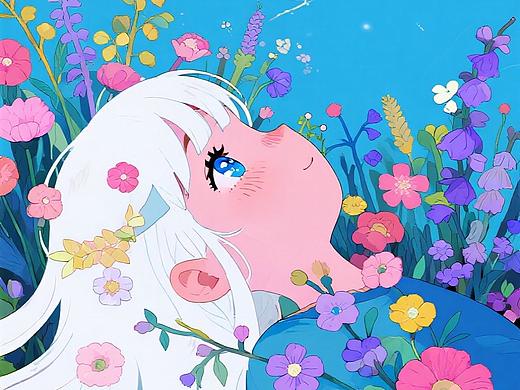 花间少年 - AIGC插画