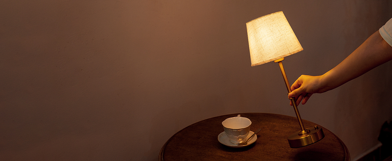 亚马逊布艺台灯