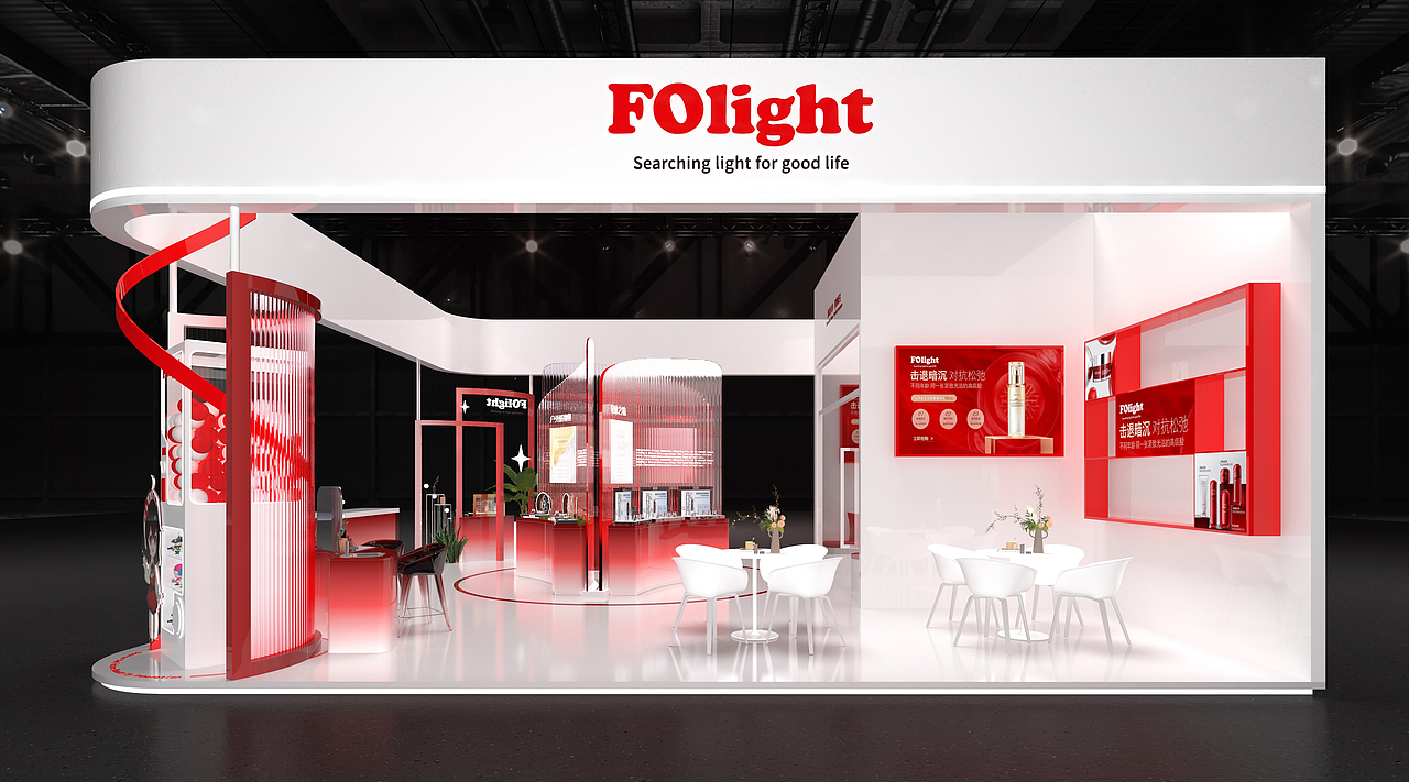 美妆展台（图ZMzk5OTYzNTAw） - 展陈设计 - 站酷设计师Xian鱼不想翻身原创素材 - 站酷ZCOOL