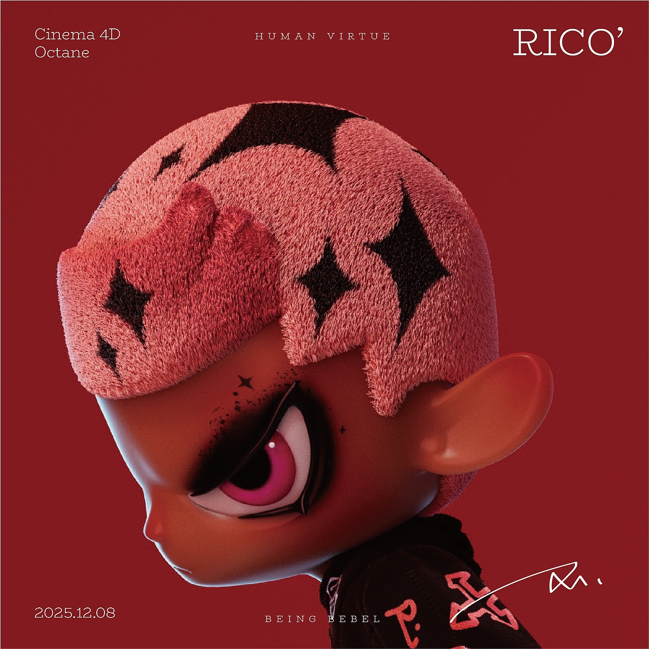 三维角色创作rico（图ZMzk5OTcxMzM2） - 人物/生物 - 站酷设计师大菠萝先生原创素材 - 站酷ZCOOL
