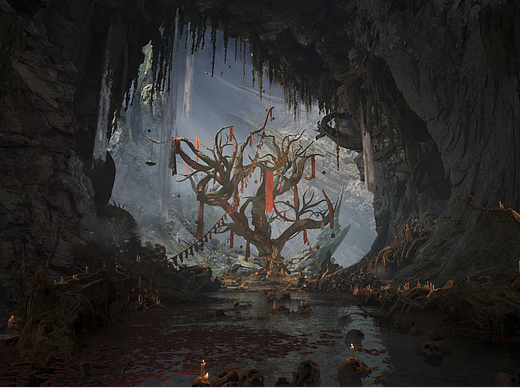 自制地图峡谷跑图(1:07秒开始跑图)