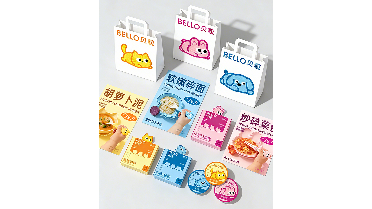 寶寶輔食品牌—BELLO貝粒?。▓DZMzk5OTc0MjAw） - 品牌 - 站酷設(shè)計(jì)師西園一一原創(chuàng)素材 - 站酷ZCOOL