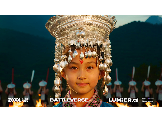 《苗寨祭典・银饰阵》（个人主页-ZNzI4OTE4NDg=） - AI作品 - 站酷设计师木火映星原创素材 - 站酷ZCOOL