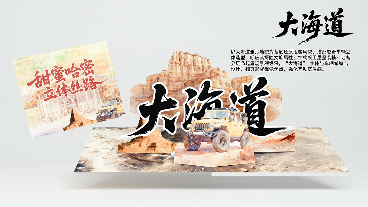 《甜蜜哈密 立体丝路》立体纸艺文创设计（图ZMzk5OTkyNTI4） - 书籍/画册 - 站酷设计师超宇宙力原创素材 - 站酷ZCOOL
