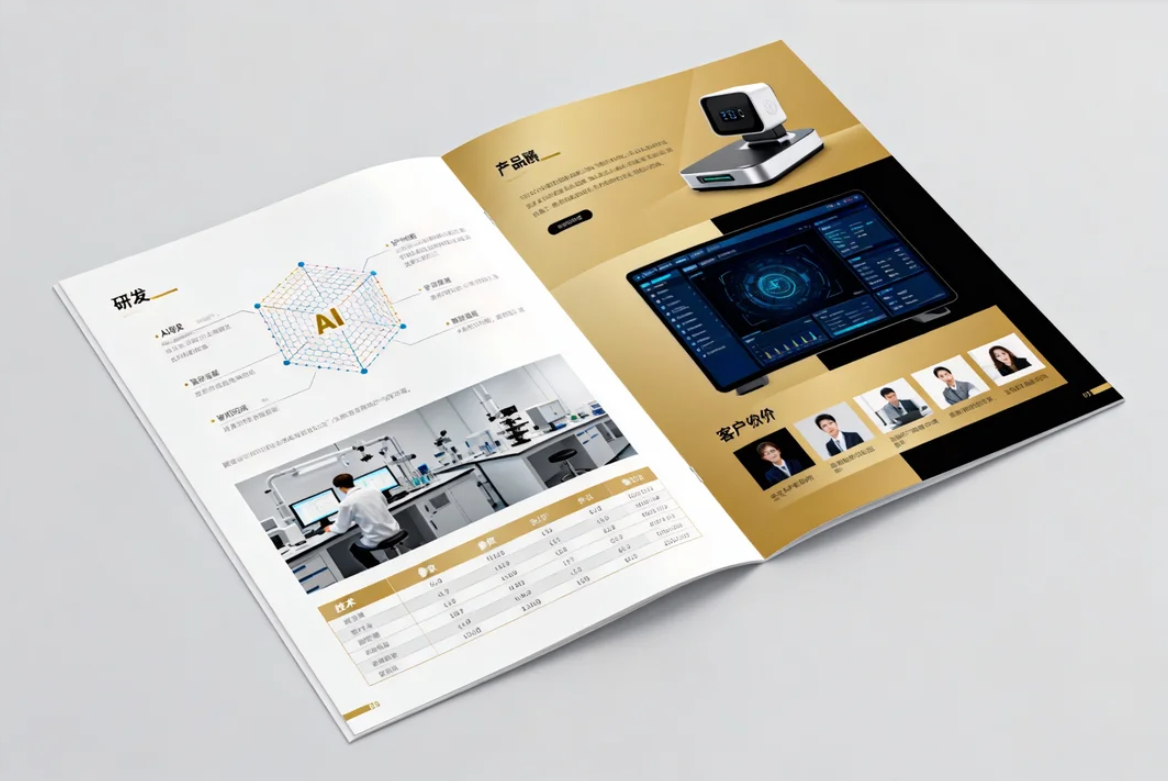 AI科技公司画册设计