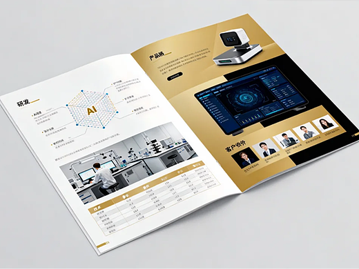 AI科技公司画册设计