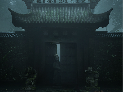 古榕戏陶韵