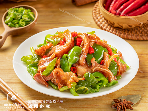 小炒类菜品拍摄