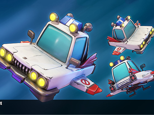 Maya-次世代卡通飞行汽车模型制作教程。maya建模基础