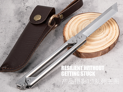 不锈钢折叠刀 产品摄影 折叠刀组合