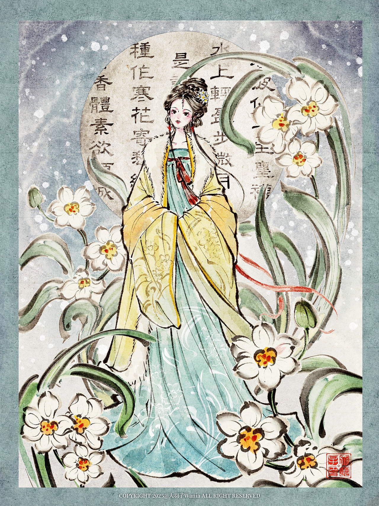 十二花魂·合集（图ZNDAwMDAzODgw） - 商业插画 - 站酷设计师大羽子Wania原创素材 - 站酷ZCOOL