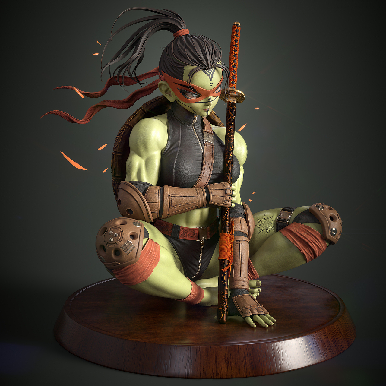 女忍者（图ZNDAwMDA0MTg4） - 人物/生物 - 站酷设计师Jeffrey85原创素材 - 站酷ZCOOL