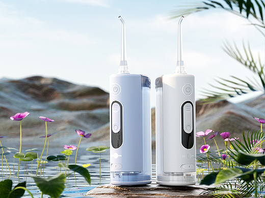 便携冲牙器海报渲染