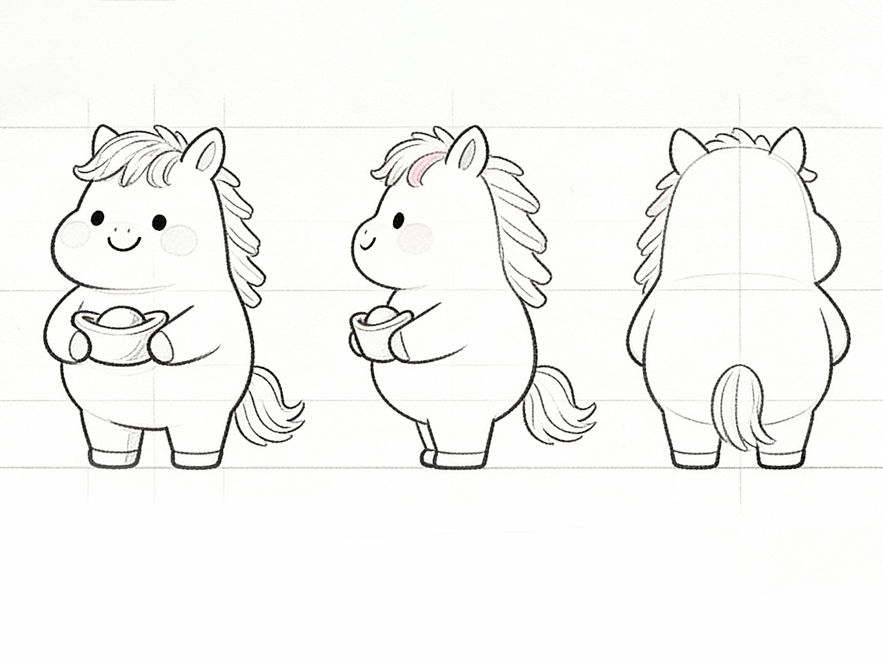 AI辅助设计了一套2026马年全套IP设计及周边文创延展（图ZNDAwMDA4ODA4） - 商业插画 - 站酷设计师Cosmos宇宙君原创素材 - 站酷ZCOOL