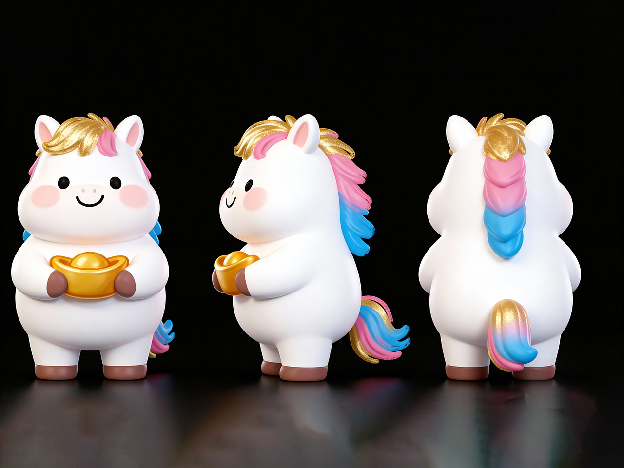 AI辅助设计了一套2026马年全套IP设计及周边文创延展（图ZNDAwMDA4ODU2） - 商业插画 - 站酷设计师Cosmos宇宙君原创素材 - 站酷ZCOOL