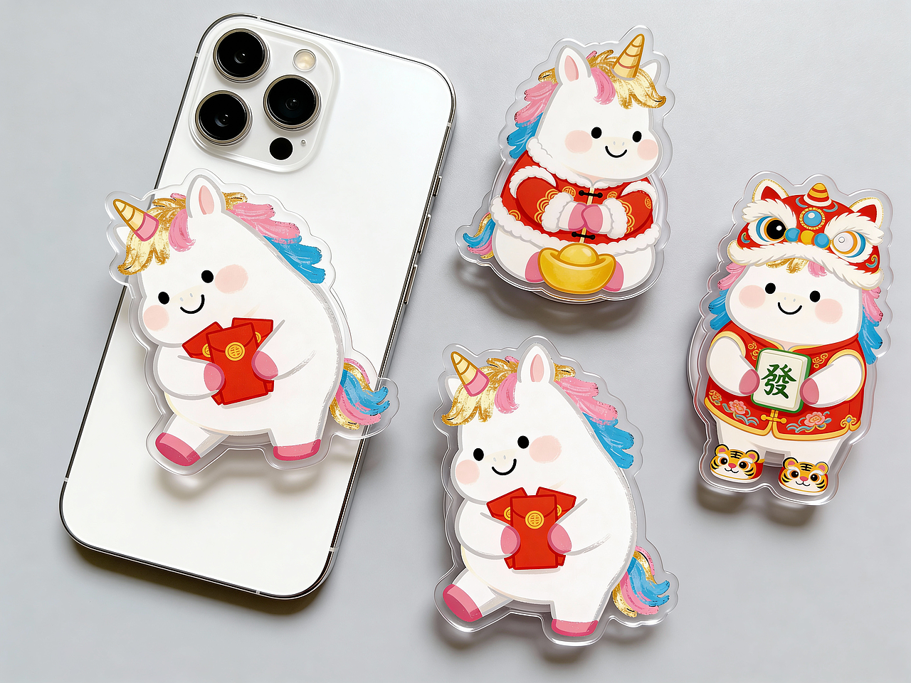 AI辅助设计了一套2026马年全套IP设计及周边文创延展（图ZNDAwMDEwMzgw） - 商业插画 - 站酷设计师Cosmos宇宙君原创素材 - 站酷ZCOOL