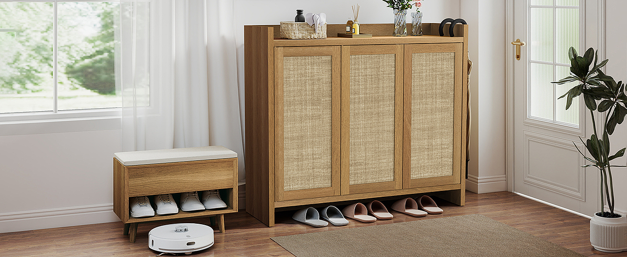 亚马逊双门三门鞋柜