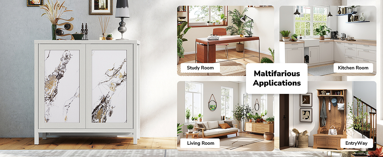 亚马逊双门边柜