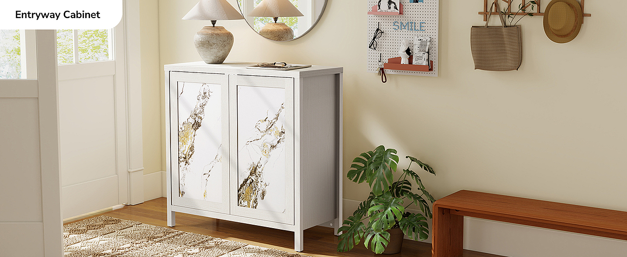 亚马逊双门边柜