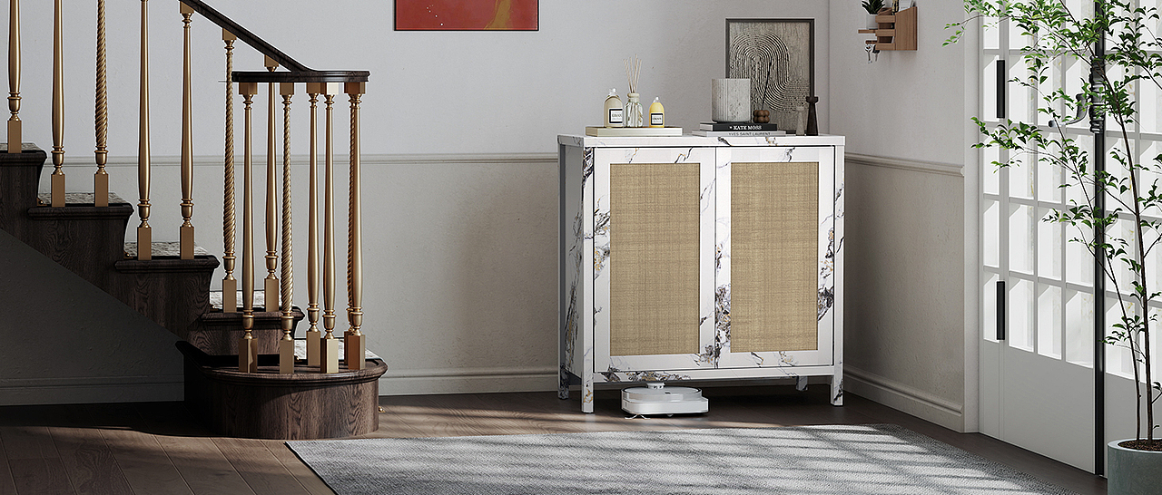 亚马逊双门边柜