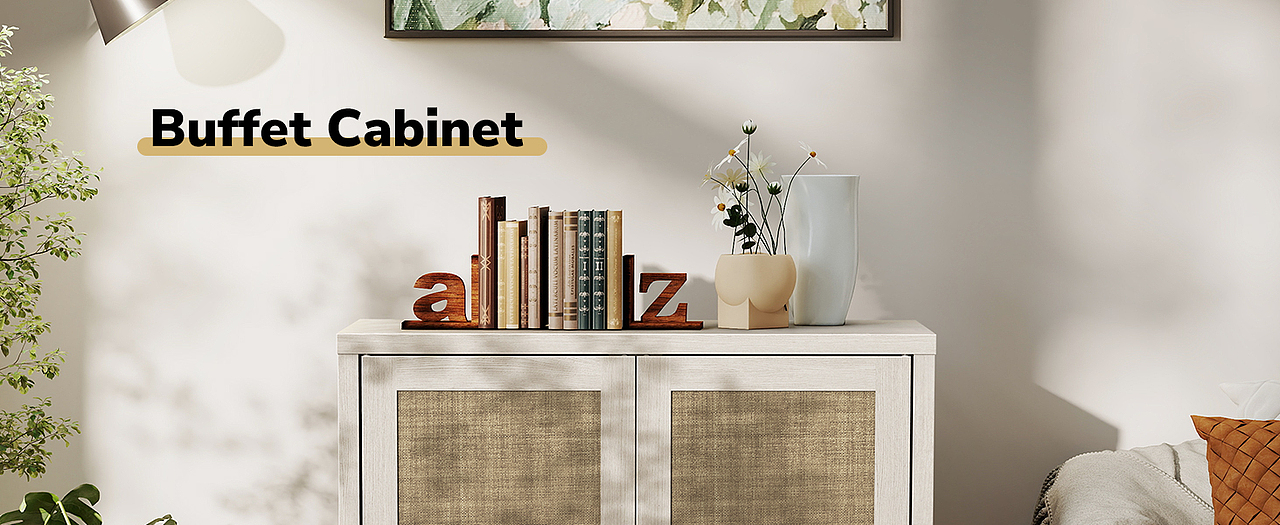 亚马逊双门边柜