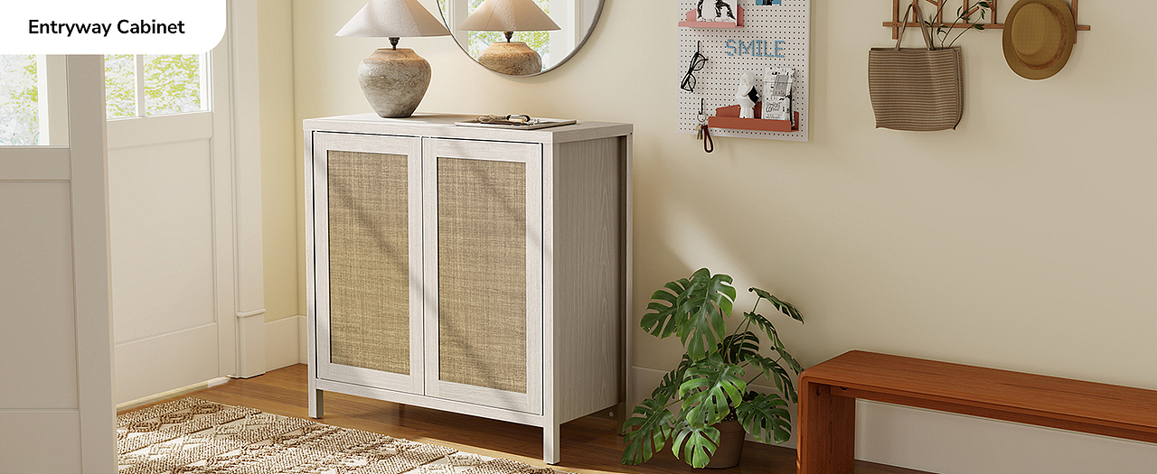 亚马逊双门边柜