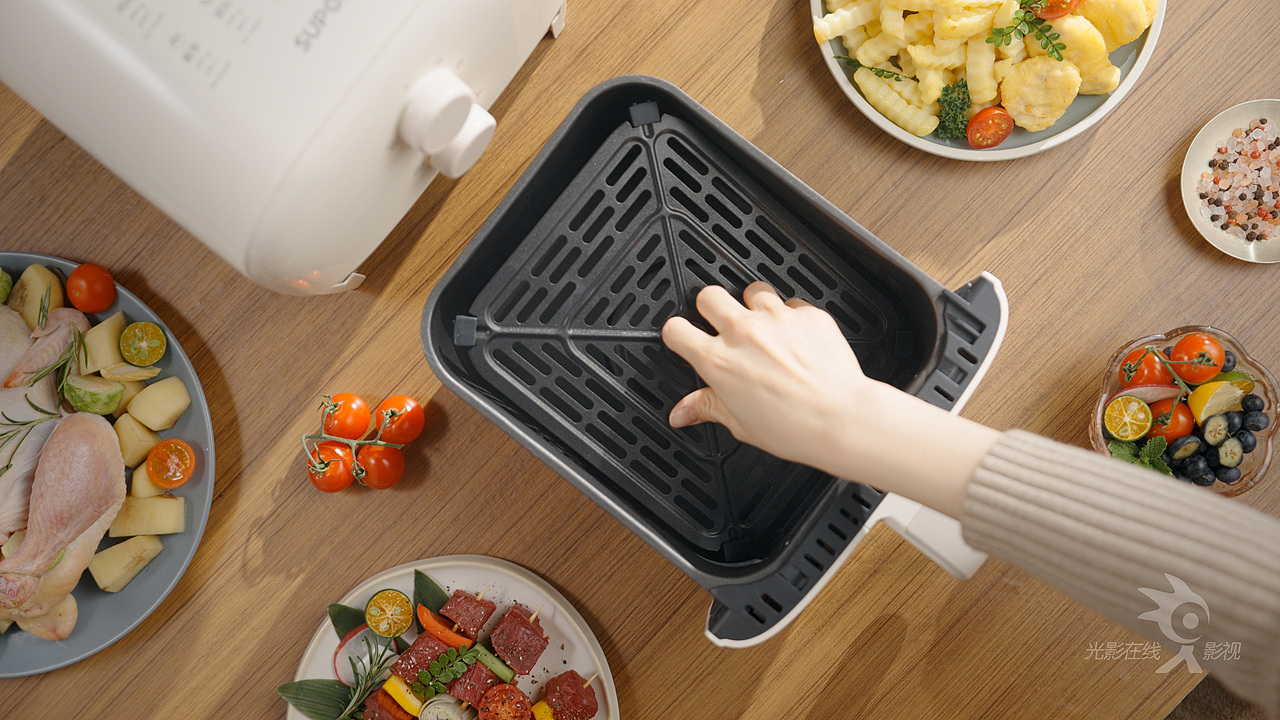 SUPOR苏泊尔空气炸锅|炸烤箱|蒸汽炸锅|免油光波炸锅（图ZNDAwMDIwMjIw） - 产品摄影 - 站酷设计师光影在线影视原创素材 - 站酷ZCOOL