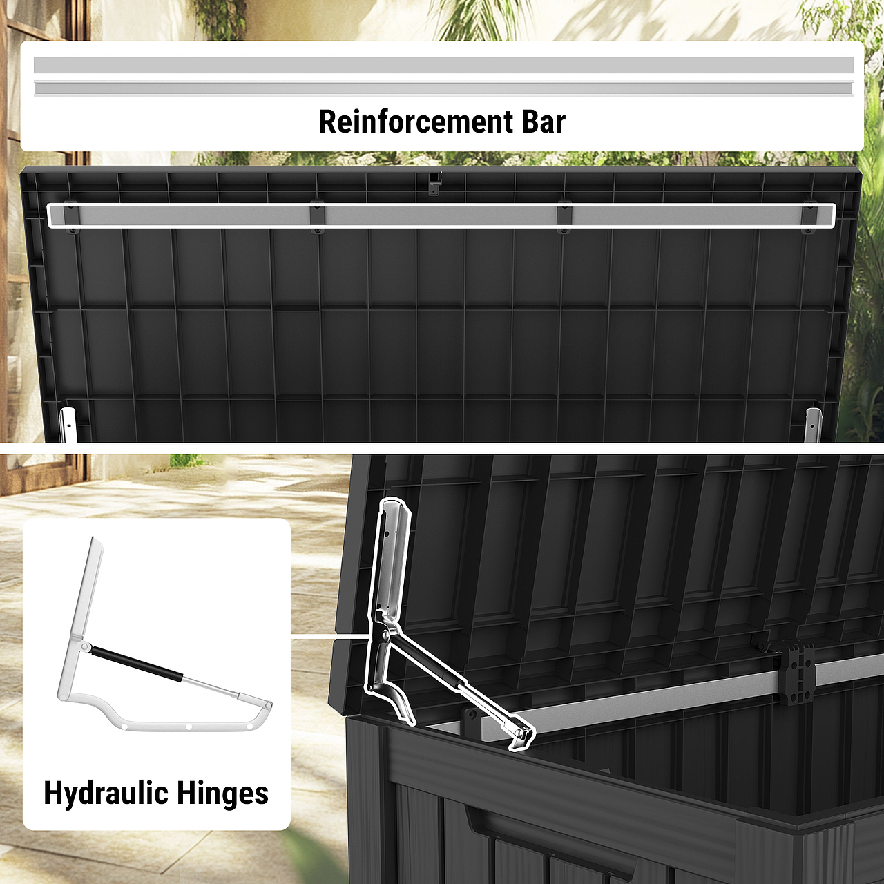亚马逊储物箱150加仑