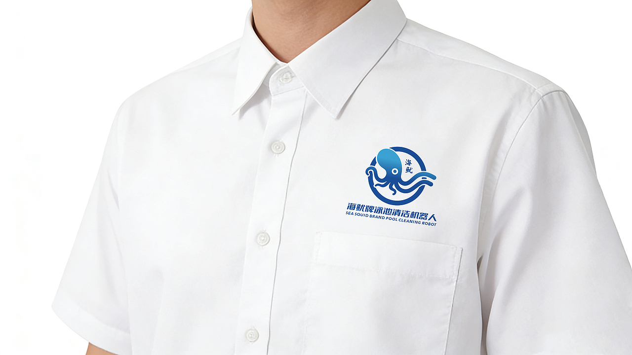 LOGO 智能泳池清洁机器人自主研发销售一体化工业 logo