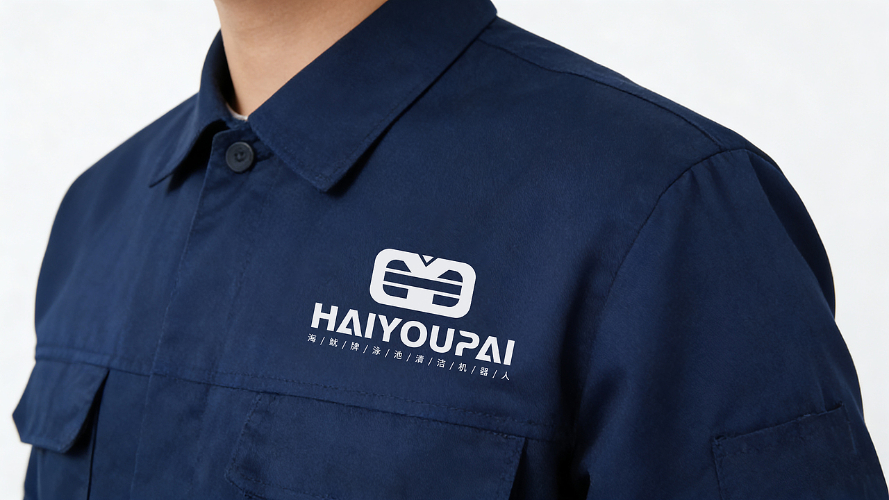 LOGO 智能泳池清洁机器人自主研发销售一体化工业 logo