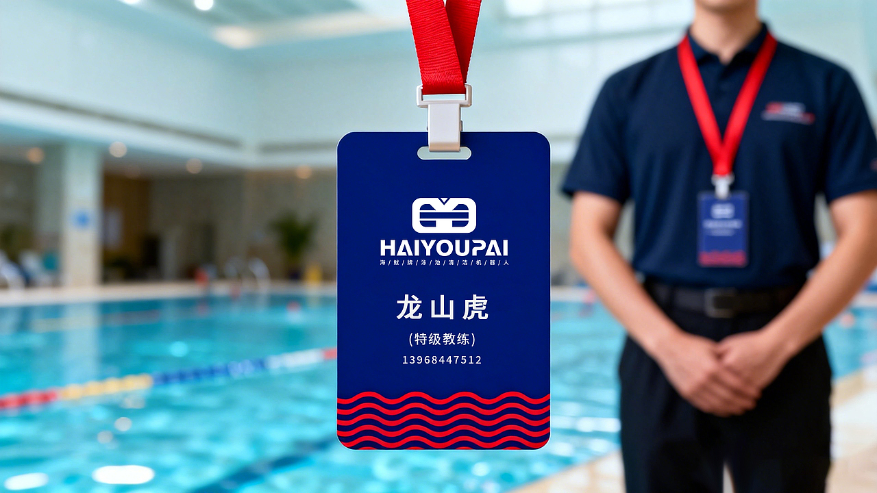 LOGO 智能泳池清洁机器人自主研发销售一体化工业 logo