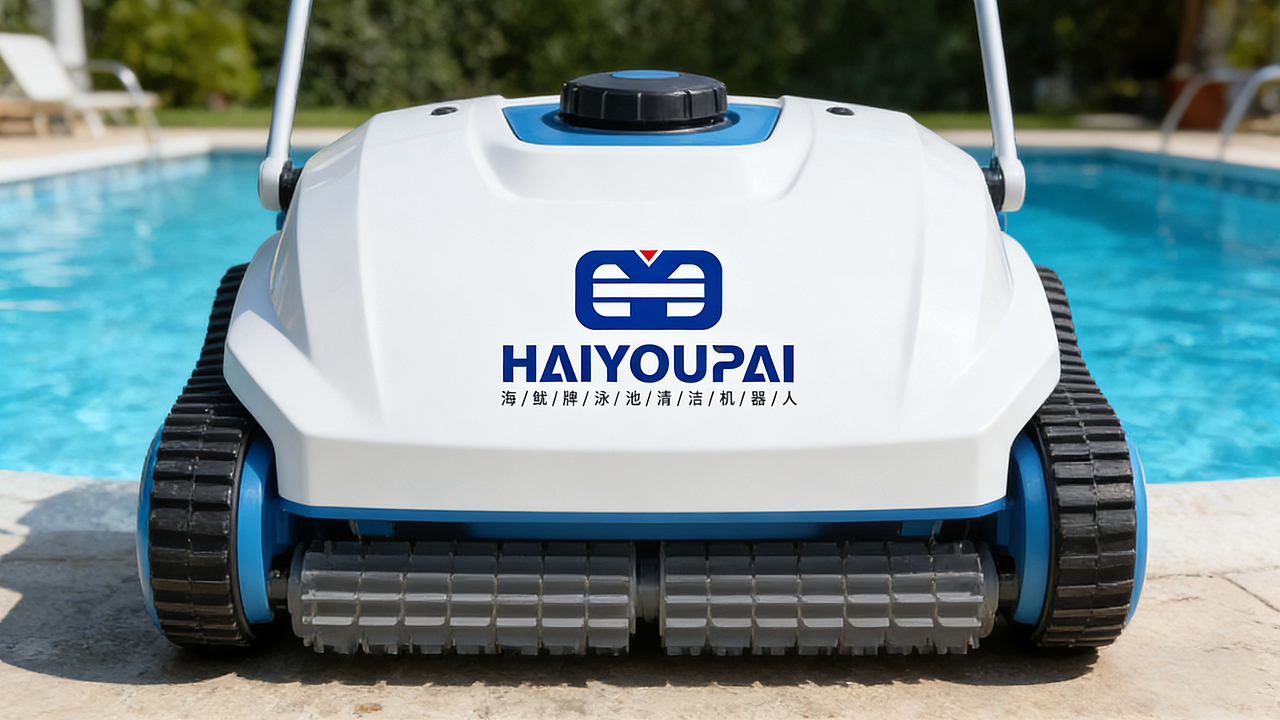 LOGO 智能泳池清洁机器人自主研发销售一体化工业 logo
