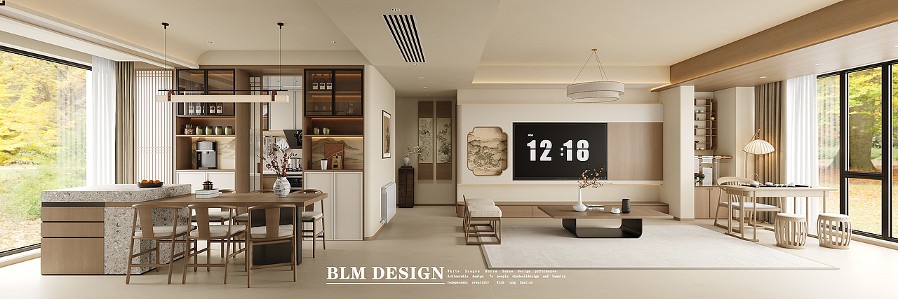 宋氏美学设计案例分享（图ZNDAwMDIzODQ4） - 家装设计 - 站酷设计师白龙马效果图露露原创素材 - 站酷ZCOOL